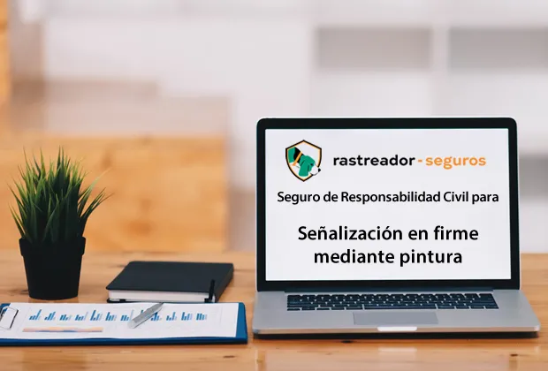 Rastreador de Seguros de RC Profesional Señalización en firme mediante pintura